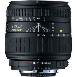 Sigma Zoom Wide Angle-Telephoto 28-135mm f/3.8-5.6 Aspherical IF Macro Autofocus Lens f/Minolta