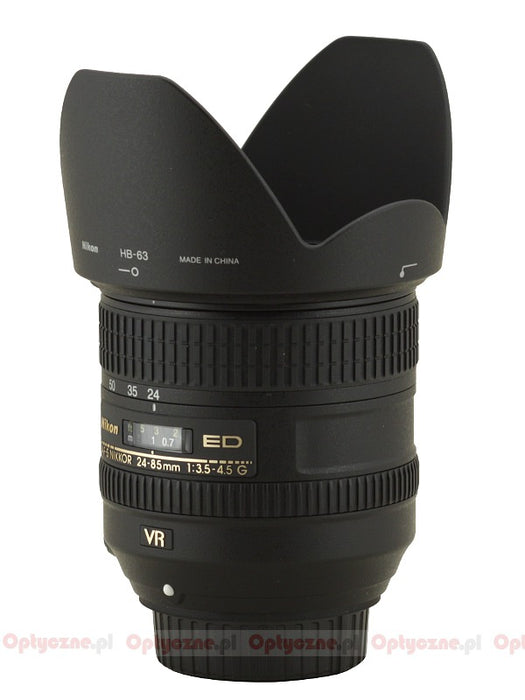 Lente Nikon Nikkor 24 85mm f 3.5 4.5G ED VR