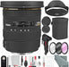 Sigma 10-20mm f/3.5 EX DC HSM Autofocus Zoom Lens For Canon Cameras Bundle w/Remote + Xpix 2-in-1Tripod + Deluxe Xpix Cleaning Kit + More