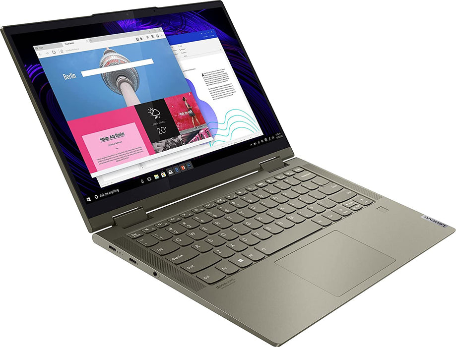 Lenovo - Yoga 7i 2-in-1 14" Touch Screen Laptop - Intel Evo Platform Core i5 - 8GB Memory - 512GB Solid State Drive - 82BH000 - TWE Cloth (12GB | 512GB SSD) - NJ Accessory/Buy Direct & Save