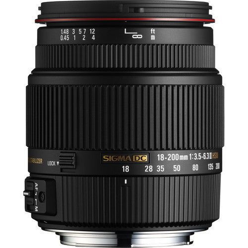 Sigma 18-200mm f/3.5-6.3 II DC OS HSM Lens F/ Canon