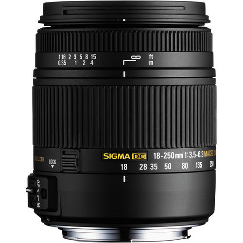 Sigma 18-250mm F3.5-6.3 DC Macro OS HSM F/ Nikon | NJ Accessory