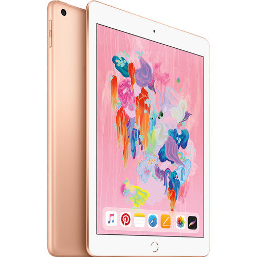 Apple 9.7&quot; iPad (Early 2018, 128GB, Wi-Fi Only, Gold)