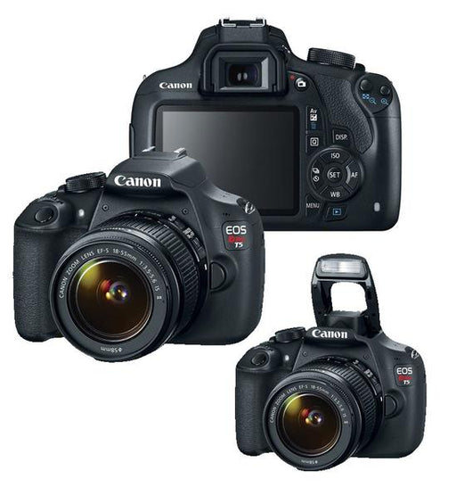 Canon EOS Rebel T5/2000D/4000D DSLR Camera with EF-S 18-55mm IS II Lens