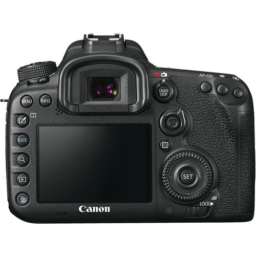Canon Eos 7D Mark II DSLR Camera Body with W-E1 Wi-Fi Adapter + 64GB Bundle