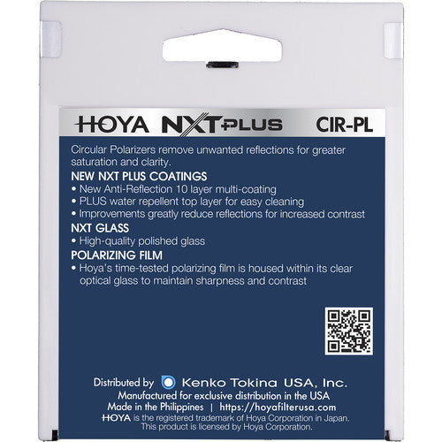 Hoya 82mm NXT Plus Circular Polarizer Filter