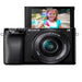 Sony Alpha a6100 Mirrorless Digital Camera with 16-50mm Lens