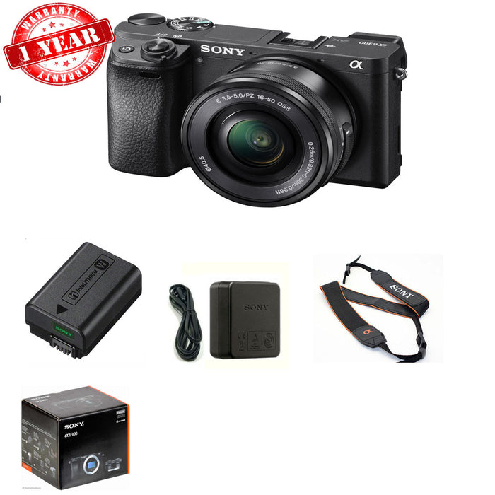 Sony Alpha a6300 Mirrorless Digital Camera with 16-50mm Lens USA
