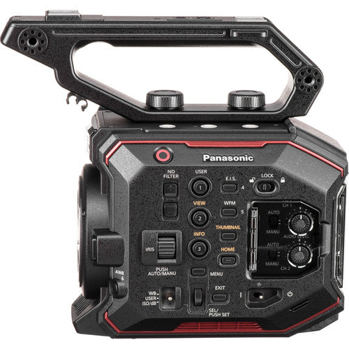 Panasonic AU-EVA1 Compact 5.7K Super 35mm Cinema Camera w/ 64GB SD, Card Reader, Gadget Bag, Cleaning Pen, Blower &amp; Cleaning Kit