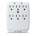 Belkin SurgePlus 6-Outlet Wall Mount Surge Protector with Dual USB Charging Ports (2.1 AMP / 10 Watt), BSV602tt