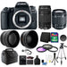 Canon Eos 77D 24.2MP DSLR Camera with 18-55mm 75-300mm and 8GB Top ACC
