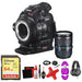 Canon EOS C100 Mark II with Dual Pixel CMOS AF & EF 24-105mm f/4L IS II USM Zoom Lens Kit with Sandisk 64GB Card | Sony Headphone & More