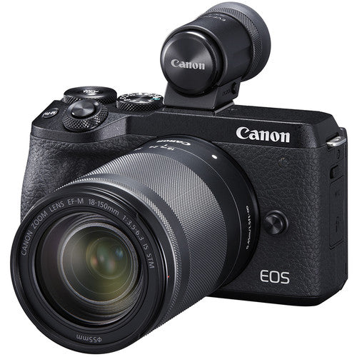 Canon EOS M6 Mark II Mirrorless Camera with 18-150mm Lens Black