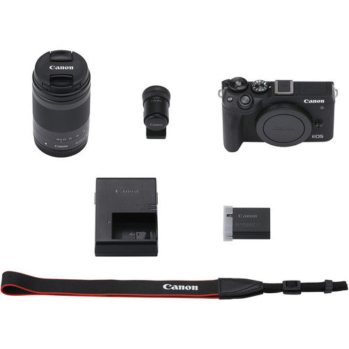 Canon EOS M6 Mark II Mirrorless Camera with 18-150mm Lens Black