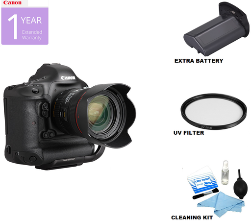 Canon EOS- 1D X Digital SLR Camera w/Canon 24-70mm f/2.8L EF II USM Lens USA