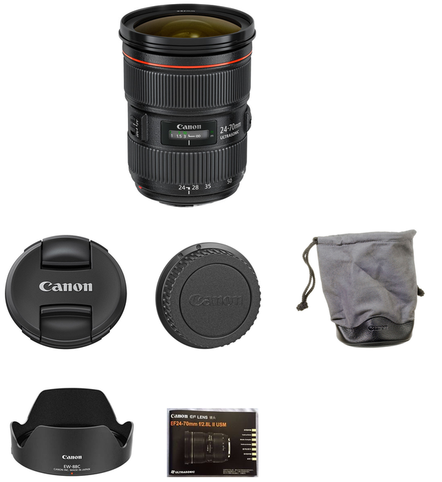 Canon EF 24-70mm f/2.8L II USM Lens Accessory Bundle