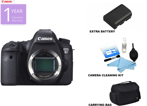 Canon EOS 6D DSLR Camera - Body Only Stater Kit
