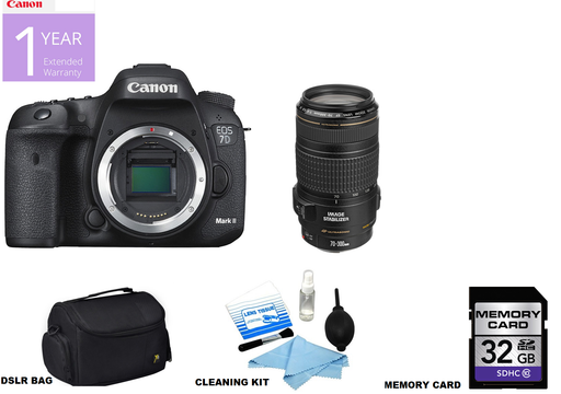 Canon EOS 7D Mark II DSLR Camera Kit with 70-300mm Lens USA Kit