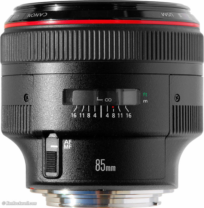 Canon EF 85mm f/1.2L II USM Lens with 72mm Filter Kit Bundle