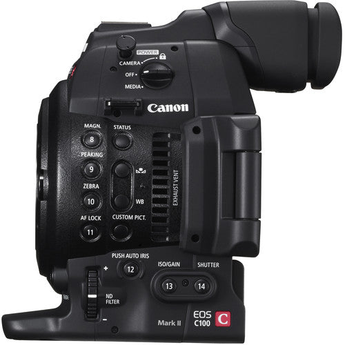 Canon EOS C100 Mark II Cinema EOS Camera with EF 24-105mm f/4L Lens USA
