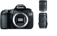 Canon EOS 60D DSLR Camera with 18-135mm and 70-300mm Lenses Kit