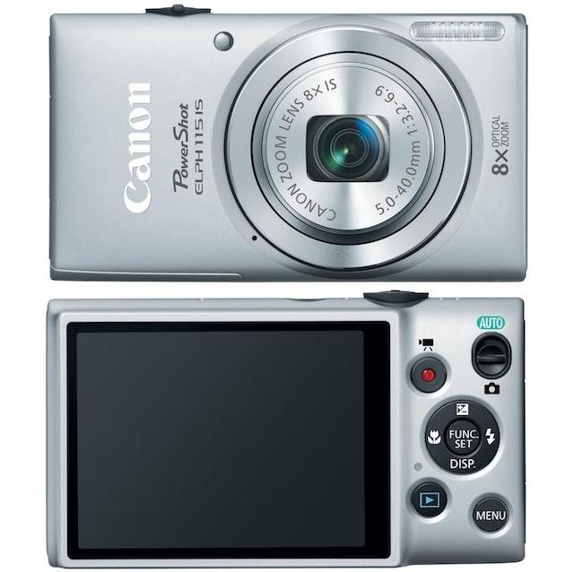 Canon PowerShot ELPH 115 16MP Digital Camera (Silver)