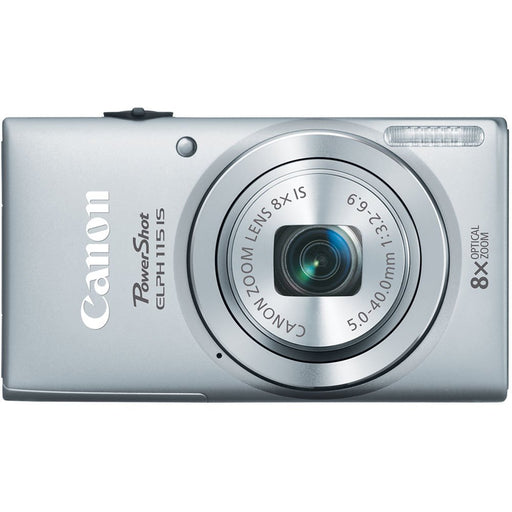 Canon PowerShot ELPH115 16MP Digital Camera - Silver Cleaning Kit