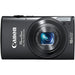Canon PowerShot ELPH 330 12.1MP Digital Camera - Black with Cleaning Kit