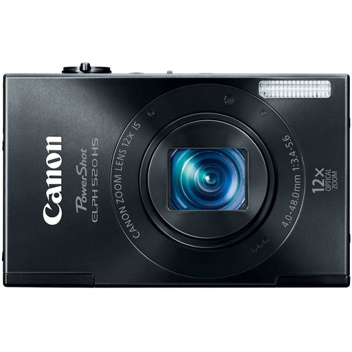 Canon PowerShot ELPH 520 HS 10.1 MP CMOS Digital Camera - Black