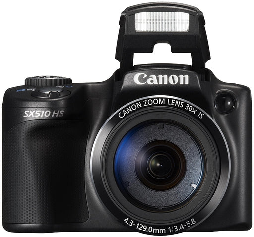 Canon PowerShot SX510 HS 12.1 MP CMOS Digital Camera - Black