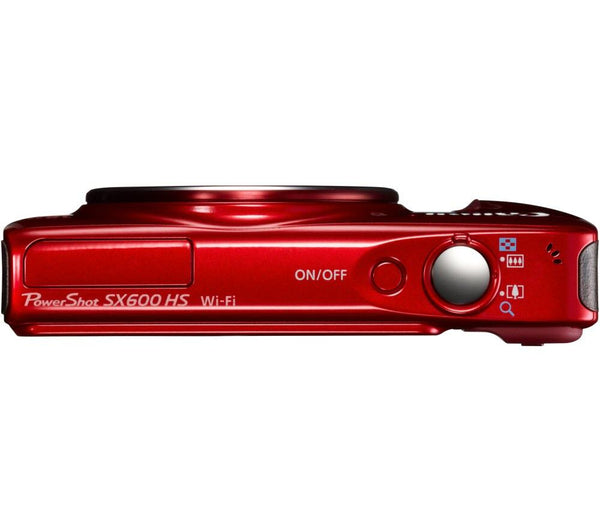 Canon PowerShot SX600 HS Digital Camera (Red)