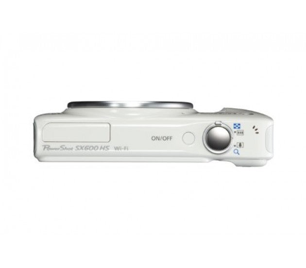 Canon PowerShot SX600 HS Digital Camera (White)