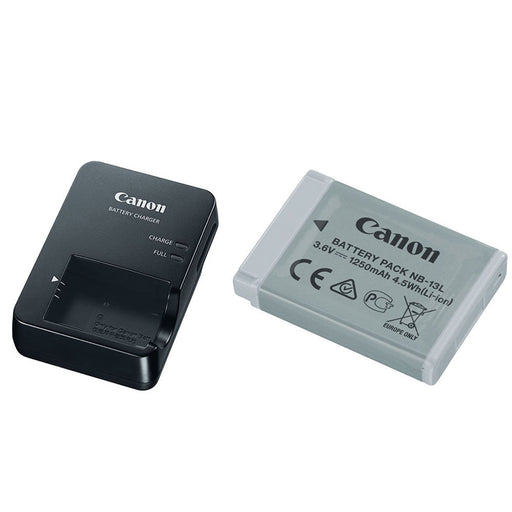 Canon CB-2LHE Battery Charger & Canon NB-13L Li-Ion Battery Pack