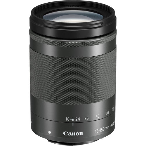Canon EF-M 18-150mm f/3.5-6.3 IS STM Lens - with CLEANING & FILTER KIT