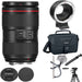 Canon EF 24-105mm f/4L IS II USM Lens USA with Lens Adapter For Canon | Canon Carrying Case &amp; Flexible Spider Tripod Bundle
