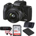 Canon EOS M50 Mark II Mirrorless Camera with 15-45mm Lens Video Creator Kit (Black)