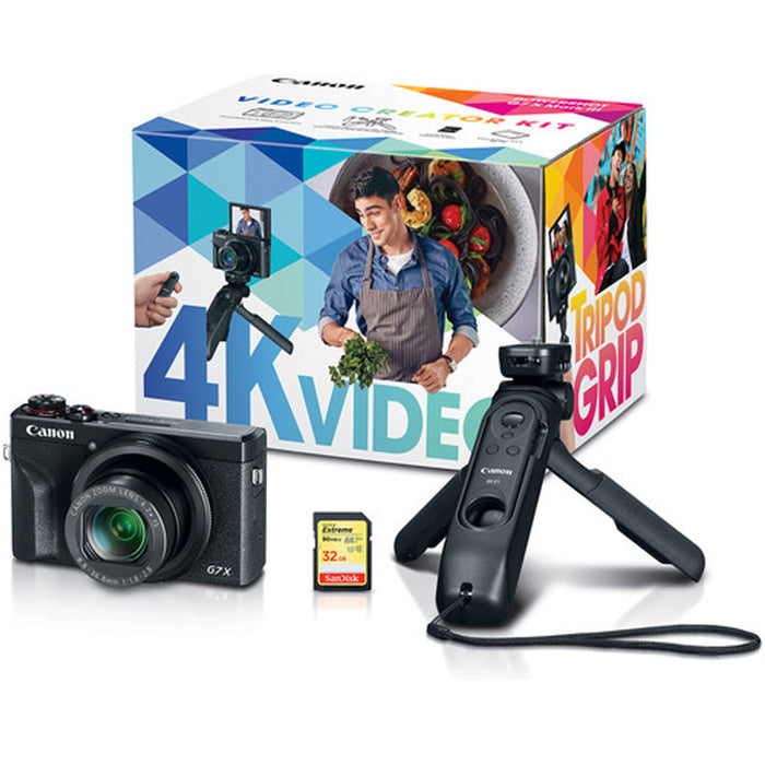 Canon PowerShot G7 X Mark III Digital Camera, 4K Ultra HD, 20.1MP, 4.2x  Optical