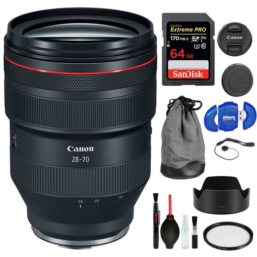 Canon RF 28-70mm f/2L USM Lens with Professional Bundle Package Deal Kit