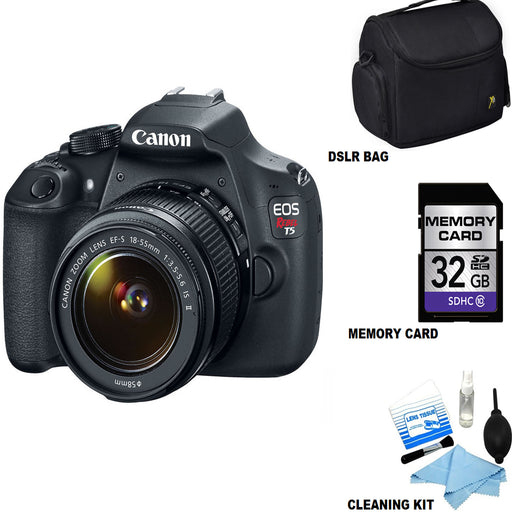 Canon EOS Rebel T5/4000D DSLR Camera with EF-S 18-55mm IS II Lens Starter Package