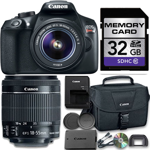 Canon EOS Rebel T6/2000D DSLR Camera with 18-55mm Lens Starter Package