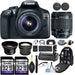 Canon EOS Rebel T6/2000D DSLR Camera with 18-55mm Lens | 2x 32GB Memory Cards | Battery Grip Essential Package