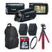 Canon VIXIA HF R800 57x Camcorder/Extra Battery/UV/Backpack - 16GB Bundle