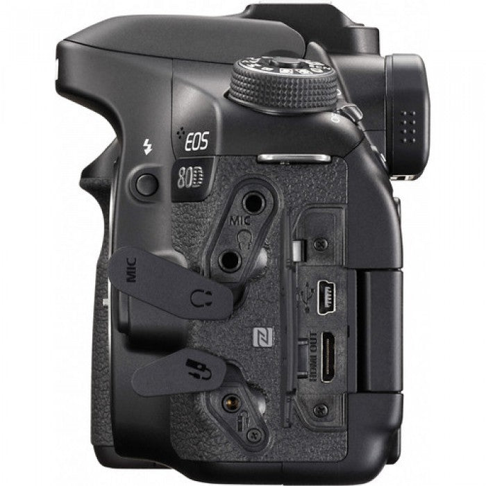 Canon EOS 80D 24.2MP Digital SLR Camera + EFS 10-18mm Lens &amp; 16GB Top Accessory Bundle