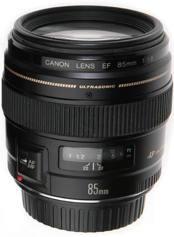Canon 85mm f/1.8 EF USM Lens