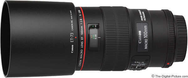 Canon EF 100mm f/2.8L Macro IS USM Lens with Sandisk 16GB | Backpack | Filter Kit &amp; Cleaning Kit