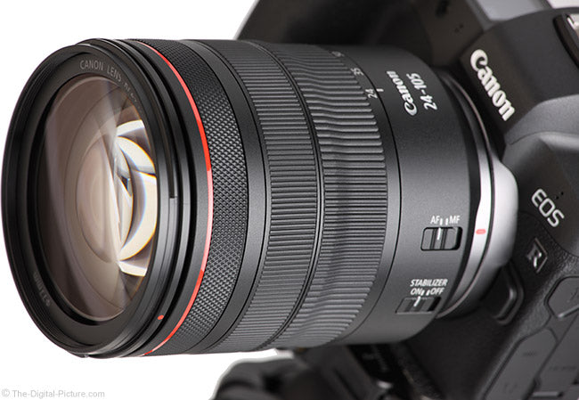 Canon RF 24-105mm f/4L IS USM Lens with 77mm Filter Kit &amp; Filter Holders Bundle