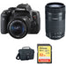 Canon EOS Rebel T6i/800D DSLR Camera with 18-55mm and 55-250mm Lenses Kit