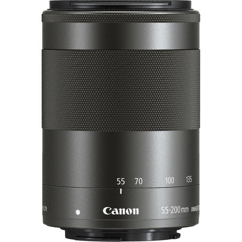 Canon EF-M 55-200mm f/4.5-6.3 IS STM Lens (Black)
