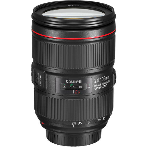 Canon EF 24-105mm f/4L IS II USM Lens USA W/ 3 Piece Filter Set | 4 Piece Close Up Macro Filters | Lens Cleaning Pen | Pro Accessory Bundle