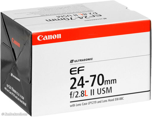 Canon EF 24-70mm f/2.8L II USM Lens with Sandisk 64GB Starter Kit